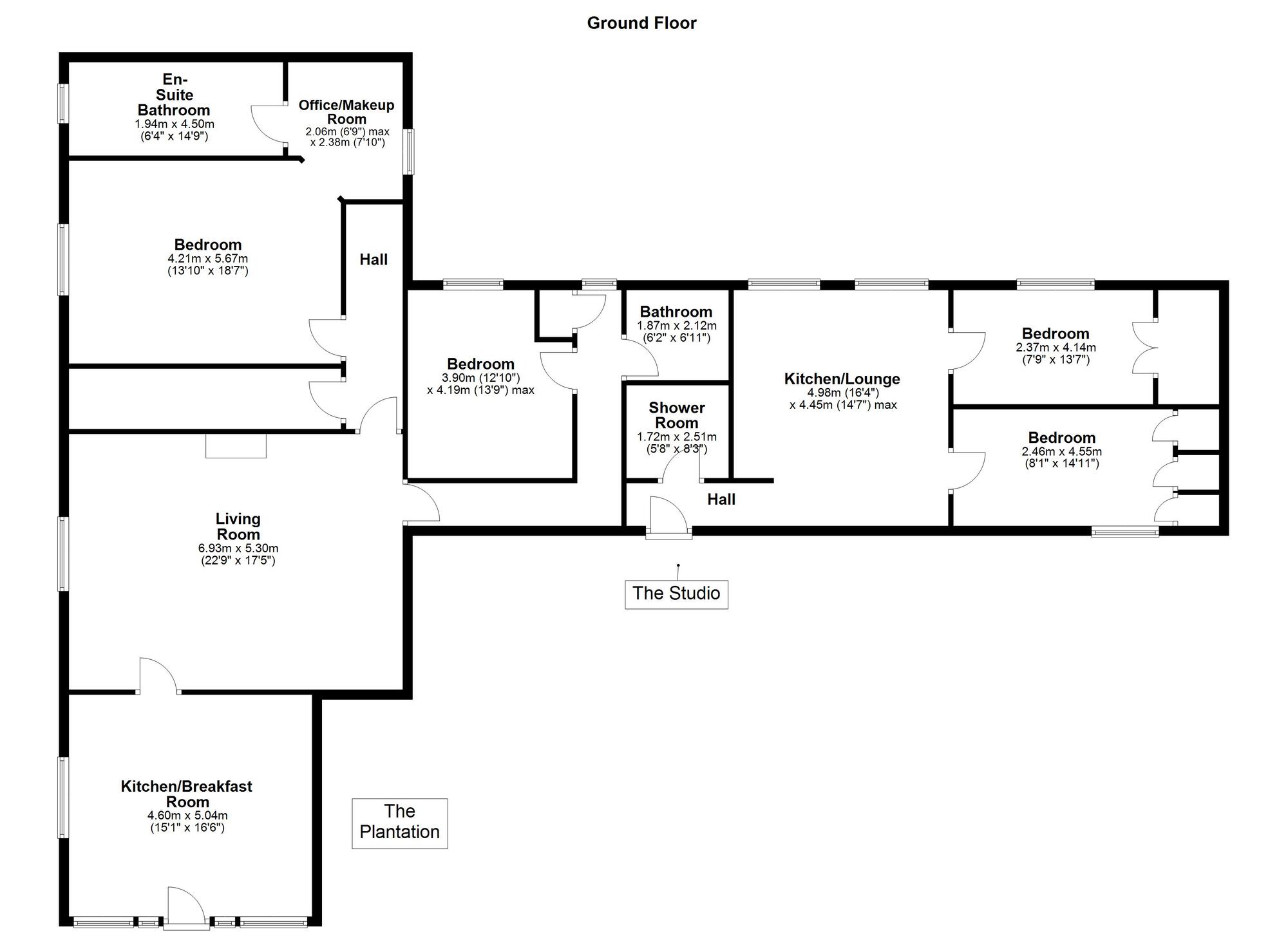 Floorplan of 4 bedroom Detached Bungalow for sale, Churchill Street, Wallsend, Tyne and Wear, NE28