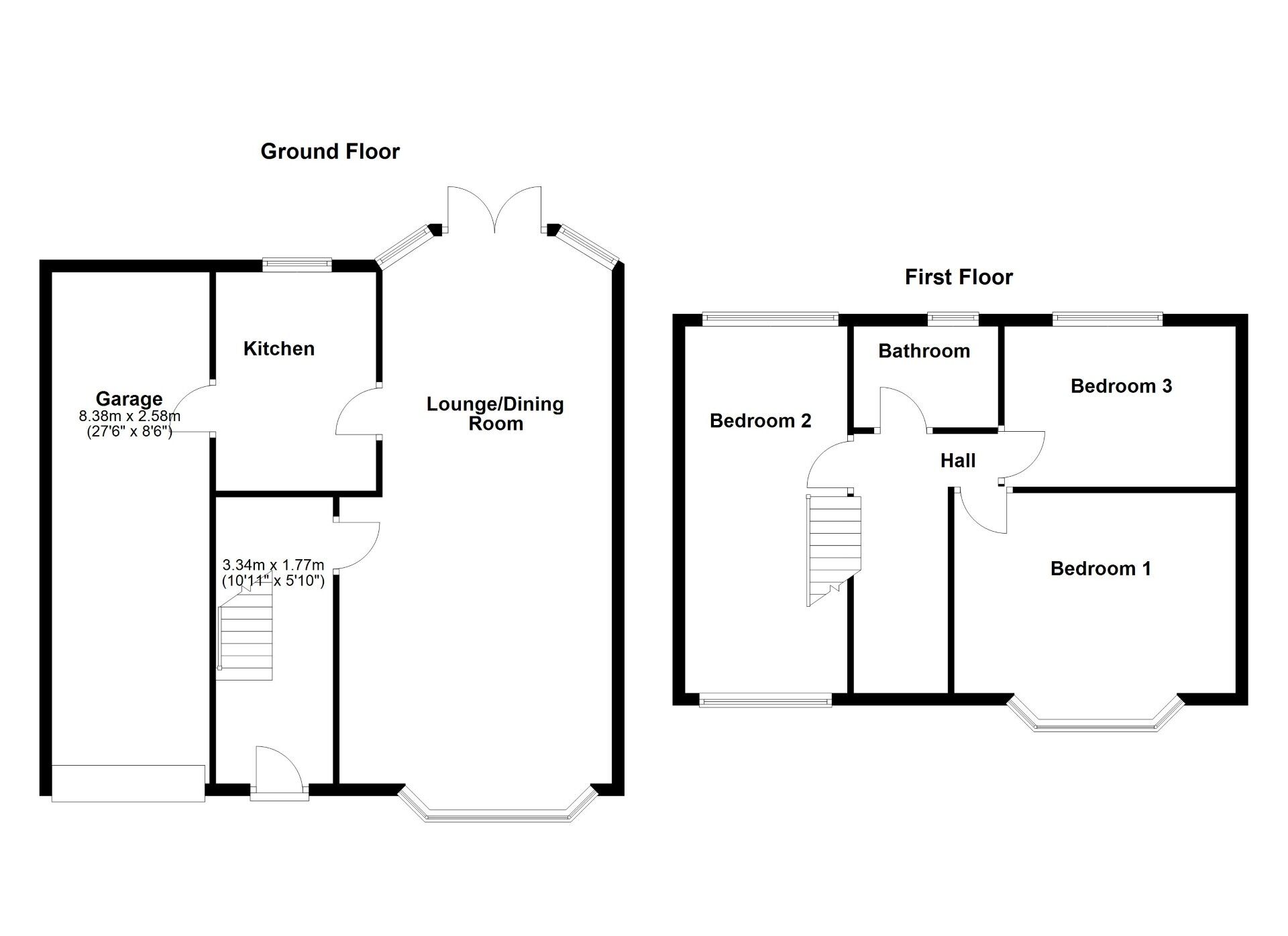Floorplan of 3 bedroom Semi Detached House for sale, Edwin Grove, Wallsend, Tyne and Wear, NE28
