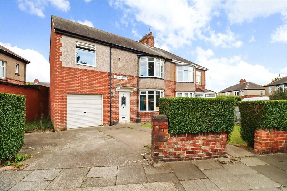 Main image of 3 bedroom Semi Detached House for sale, Edwin Grove, Wallsend, Tyne and Wear, NE28