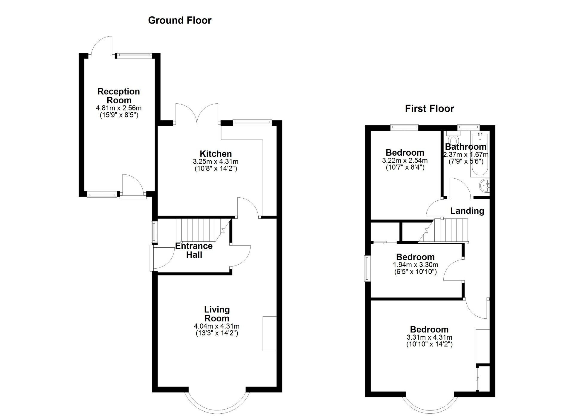 Floorplan of 3 bedroom Semi Detached House for sale, Blackwell Avenue, Newcastle upon Tyne, Tyne and Wear, NE6
