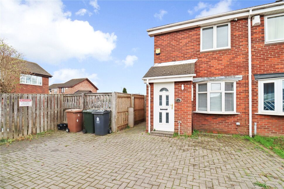 Main image of 2 bedroom End Terrace House for sale, Bishopdale, Wallsend, Tyne and Wear, NE28