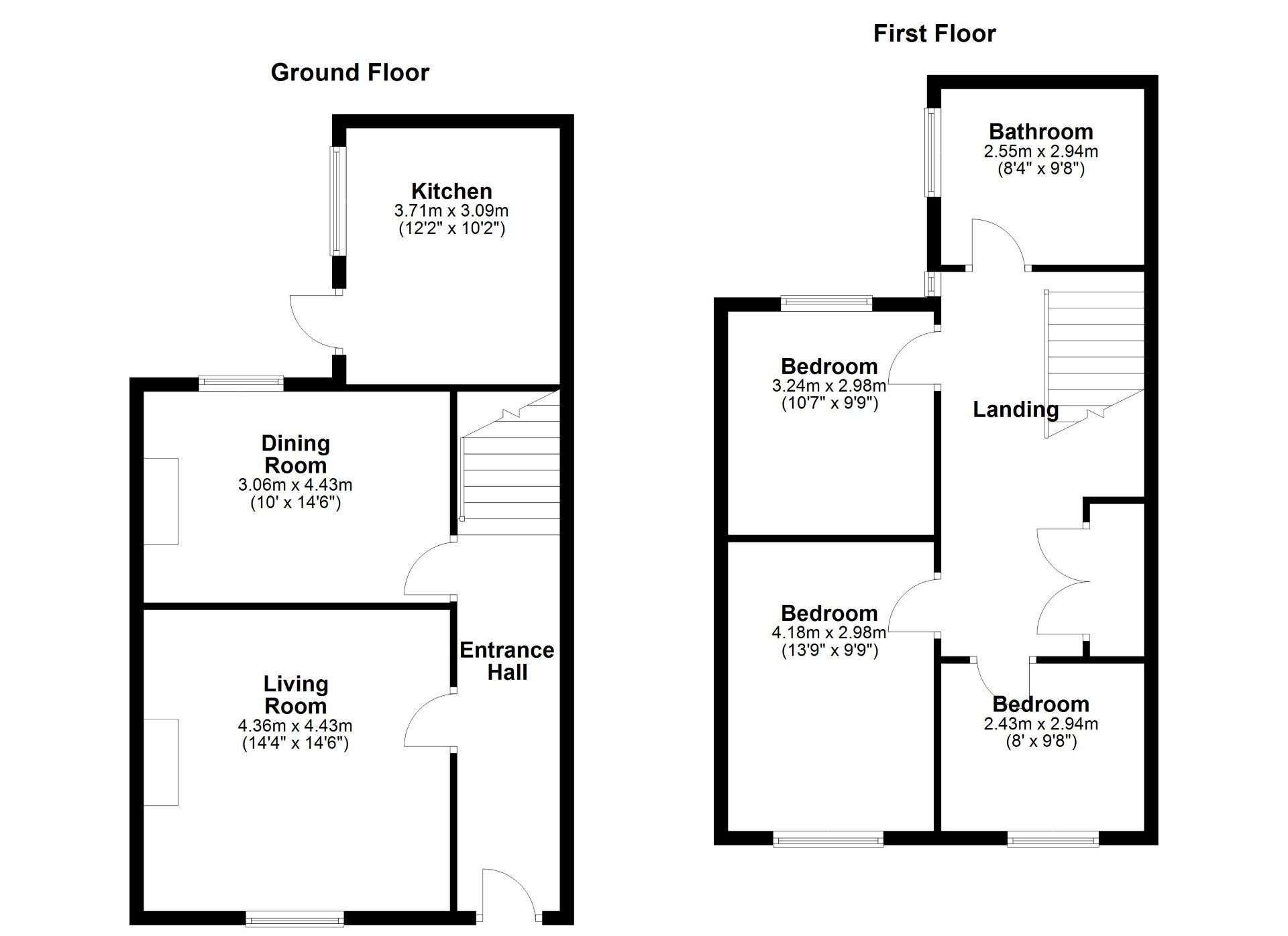 Floorplan of 3 bedroom Mid Terrace House for sale, Richardson Street, Newcastle upon Tyne, Tyne and Wear, NE6
