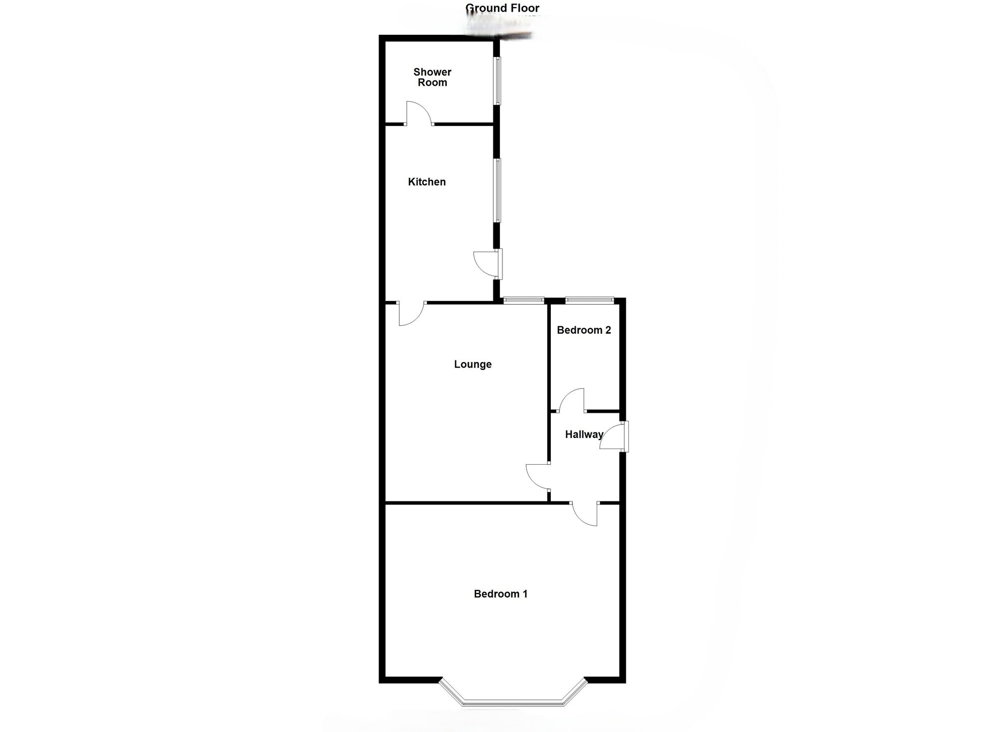 Floorplan of 2 bedroom Flat to rent, Rothbury Terrace, North Shields, Tyne and Wear, NE29