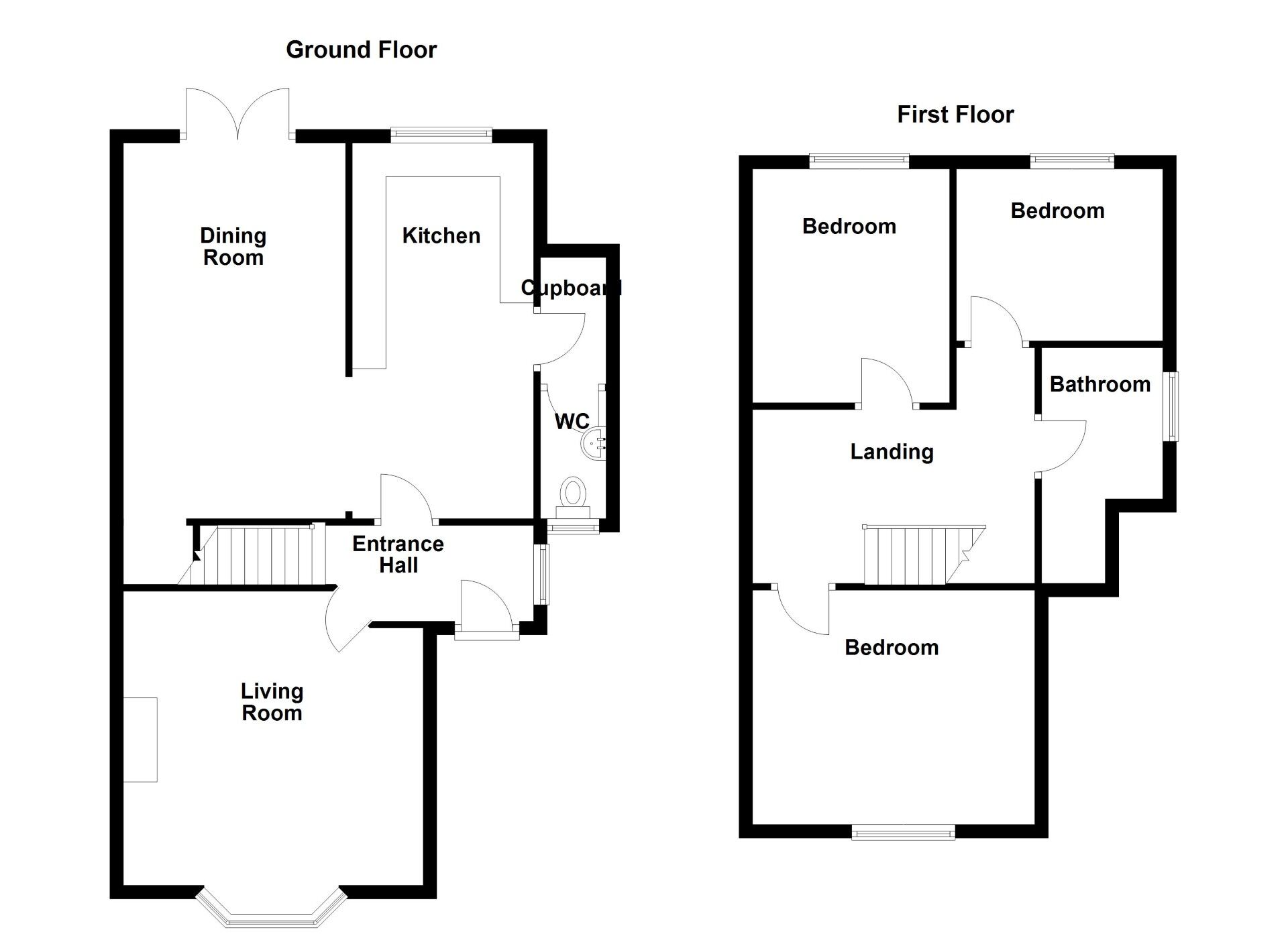 Floorplan of 3 bedroom Semi Detached House for sale, Lynn Road, Wallsend, Tyne and Wear, NE28