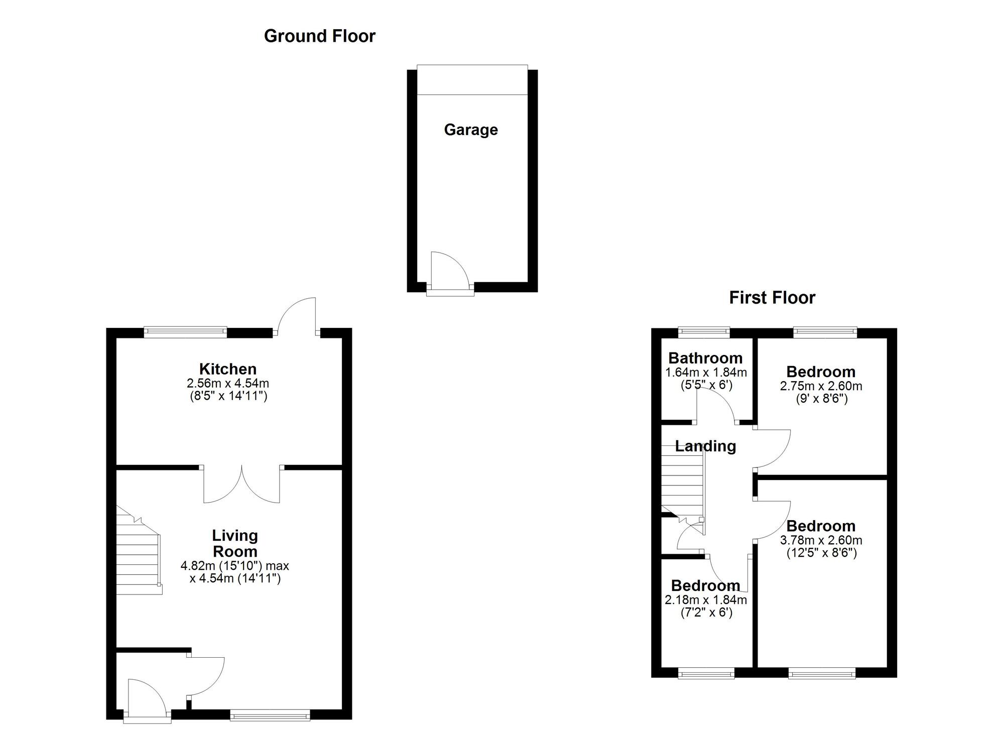 Floorplan of 3 bedroom Semi Detached House for sale, Cotterdale, Wallsend, Tyne and Wear, NE28