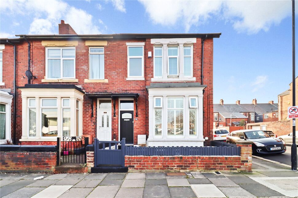 Main image of 3 bedroom End Terrace House for sale, Ferndale Avenue, Wallsend, Tyne and Wear, NE28