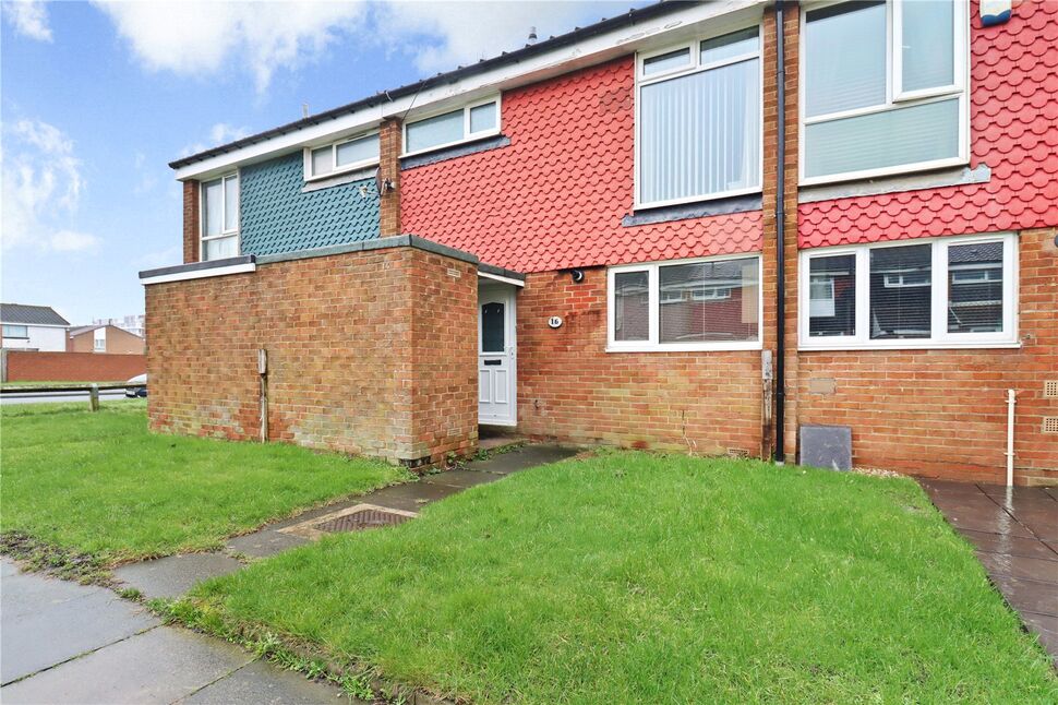 Main image of 3 bedroom Mid Terrace House for sale, Brighton Close, Wallsend, Tyne and Wear, NE28