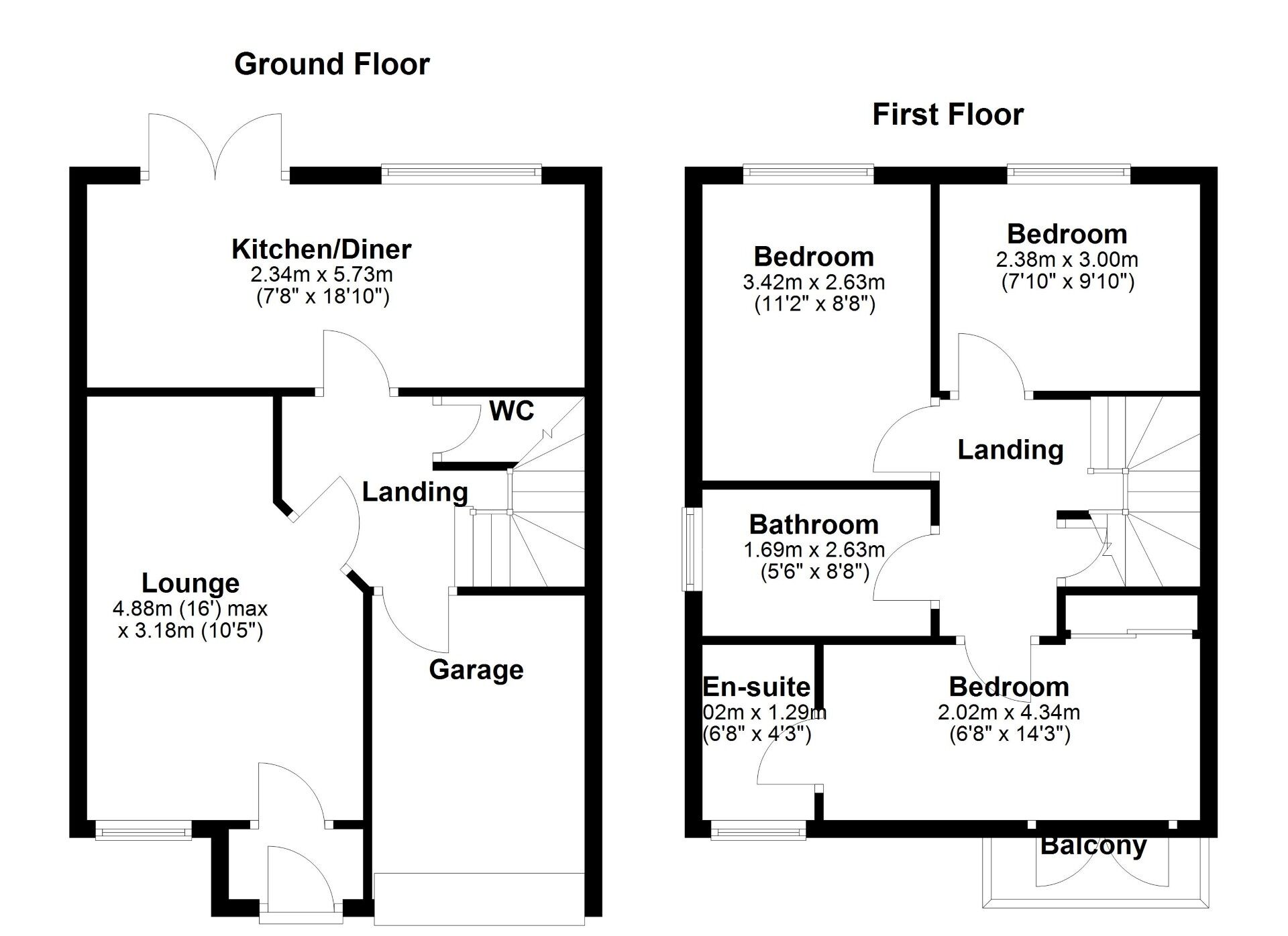 Floorplan of 3 bedroom Semi Detached House for sale, Edge Way, Wallsend, Tyne and Wear, NE28