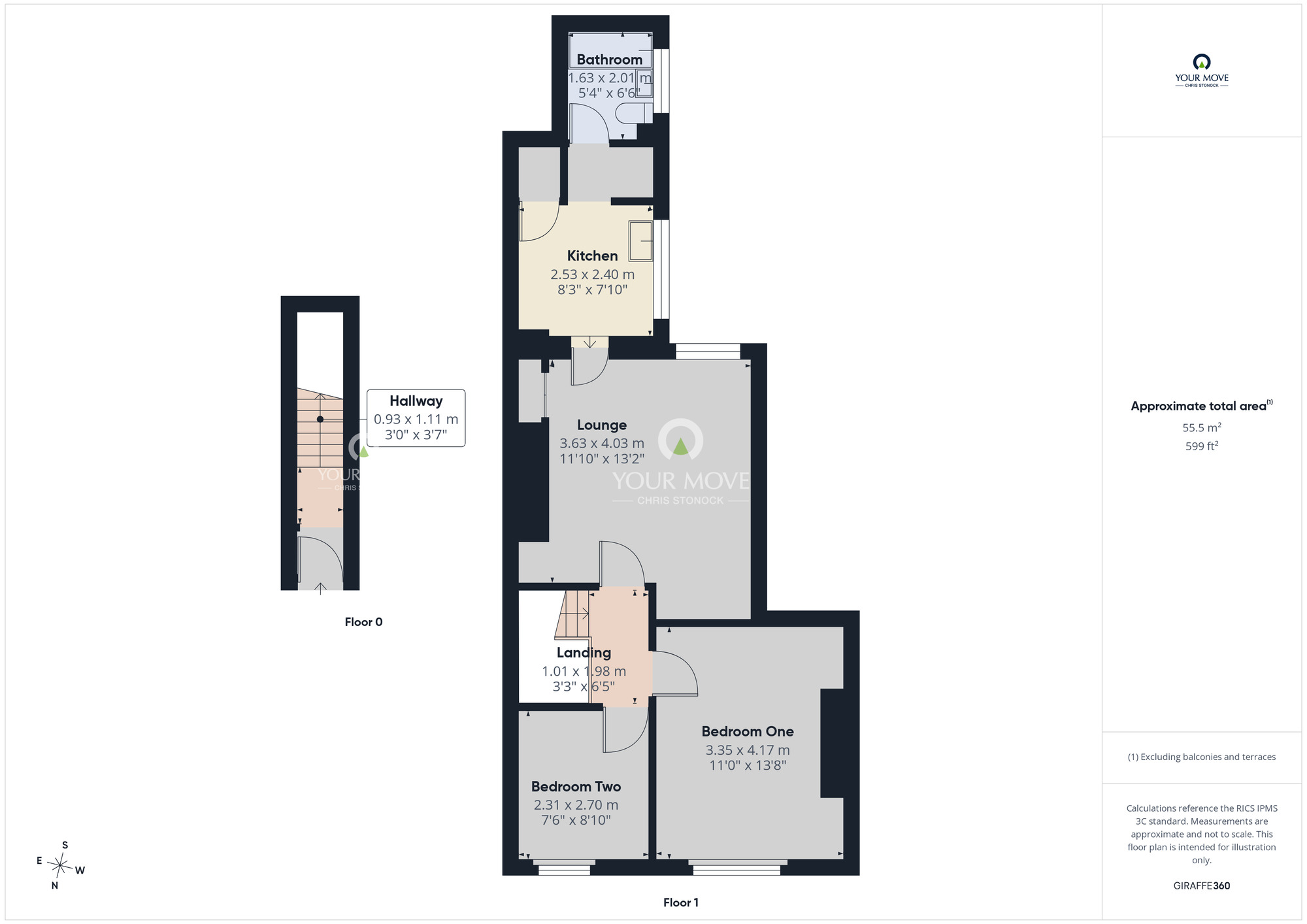 Floorplan of 2 bedroom Flat to rent, Vine Street, Wallsend, Tyne and Wear, NE28