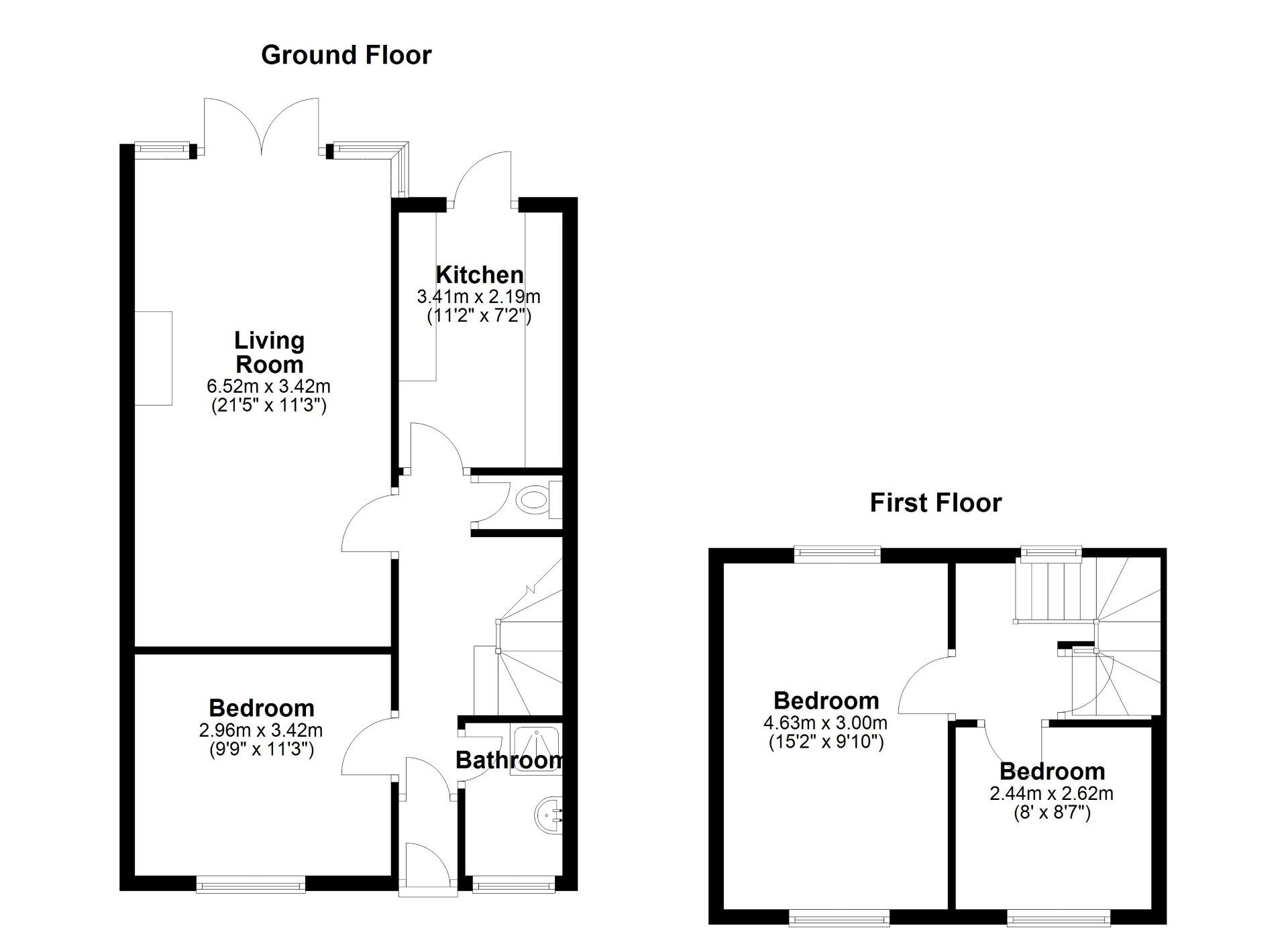 Floorplan of 3 bedroom End Terrace House for sale, Cairnsmore Close, Newcastle upon Tyne, Tyne and Wear, NE6
