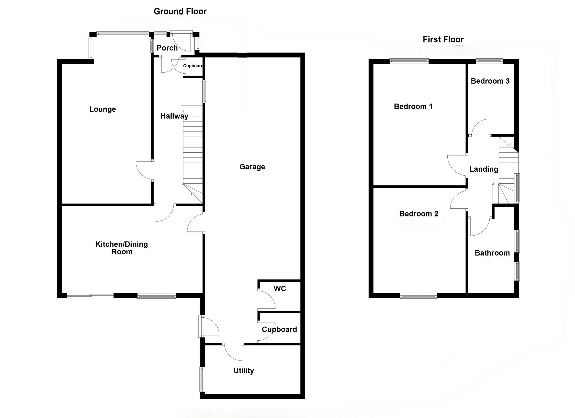 Floorplan of 3 bedroom Semi Detached House for sale, Lynn Road, North Shields, Tyne and Wear, NE29