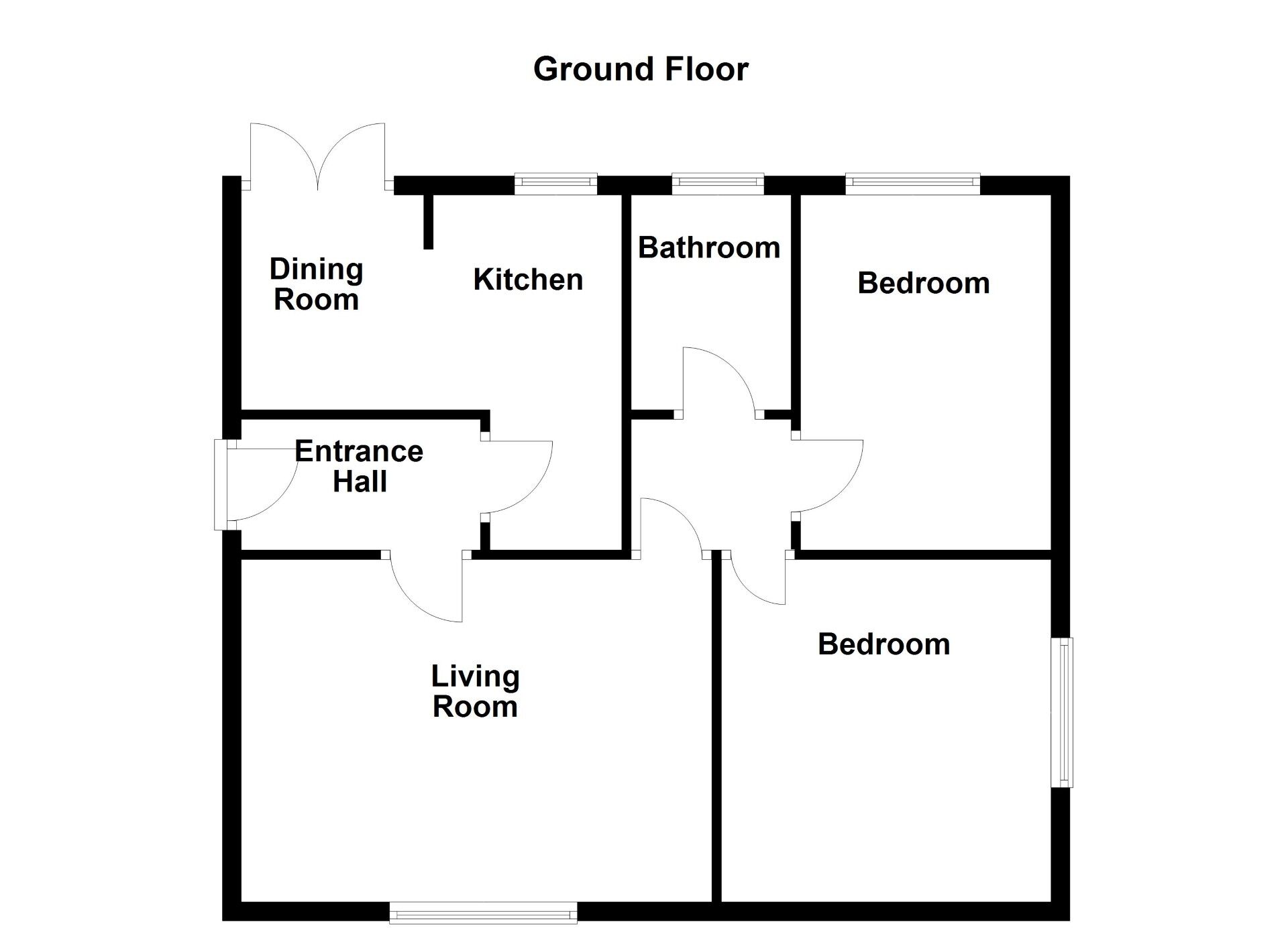 Floorplan of 2 bedroom Flat for sale, West Farm Avenue, Newcastle upon Tyne, Tyne and Wear, NE12