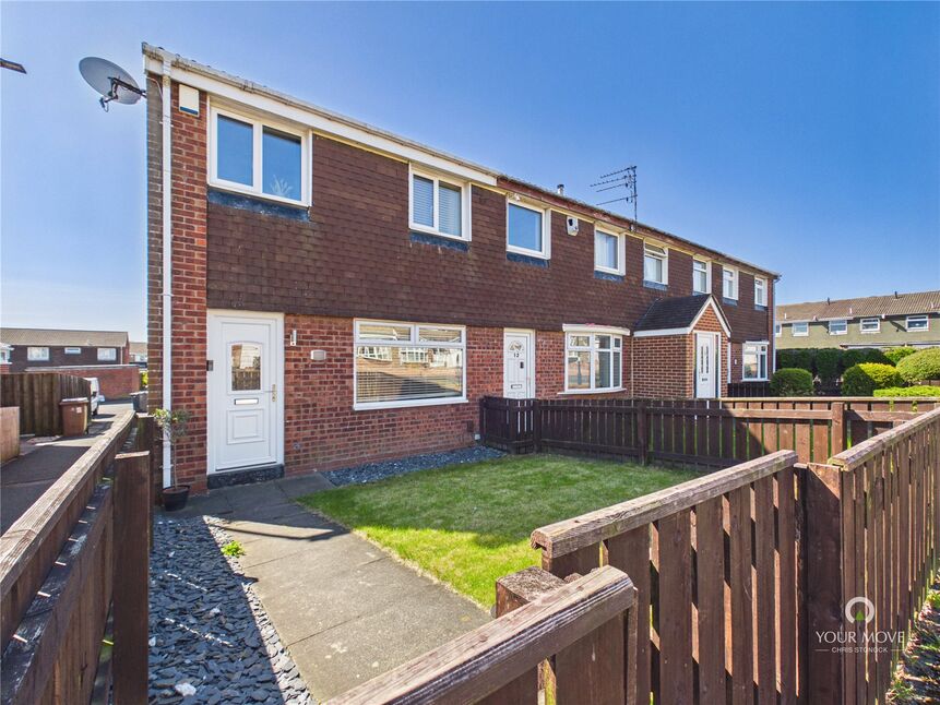 Main image of 3 bedroom End Terrace House for sale, Farndale, Wallsend, Tyne and Wear, NE28