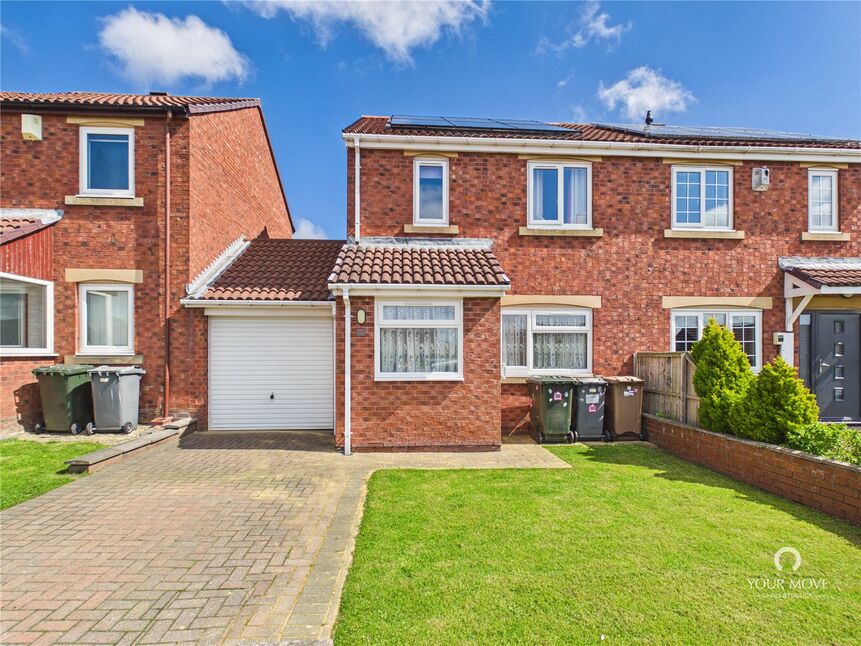 Main image of 3 bedroom Semi Detached House for sale, Burlington Court, Wallsend, Tyne and Wear, NE28