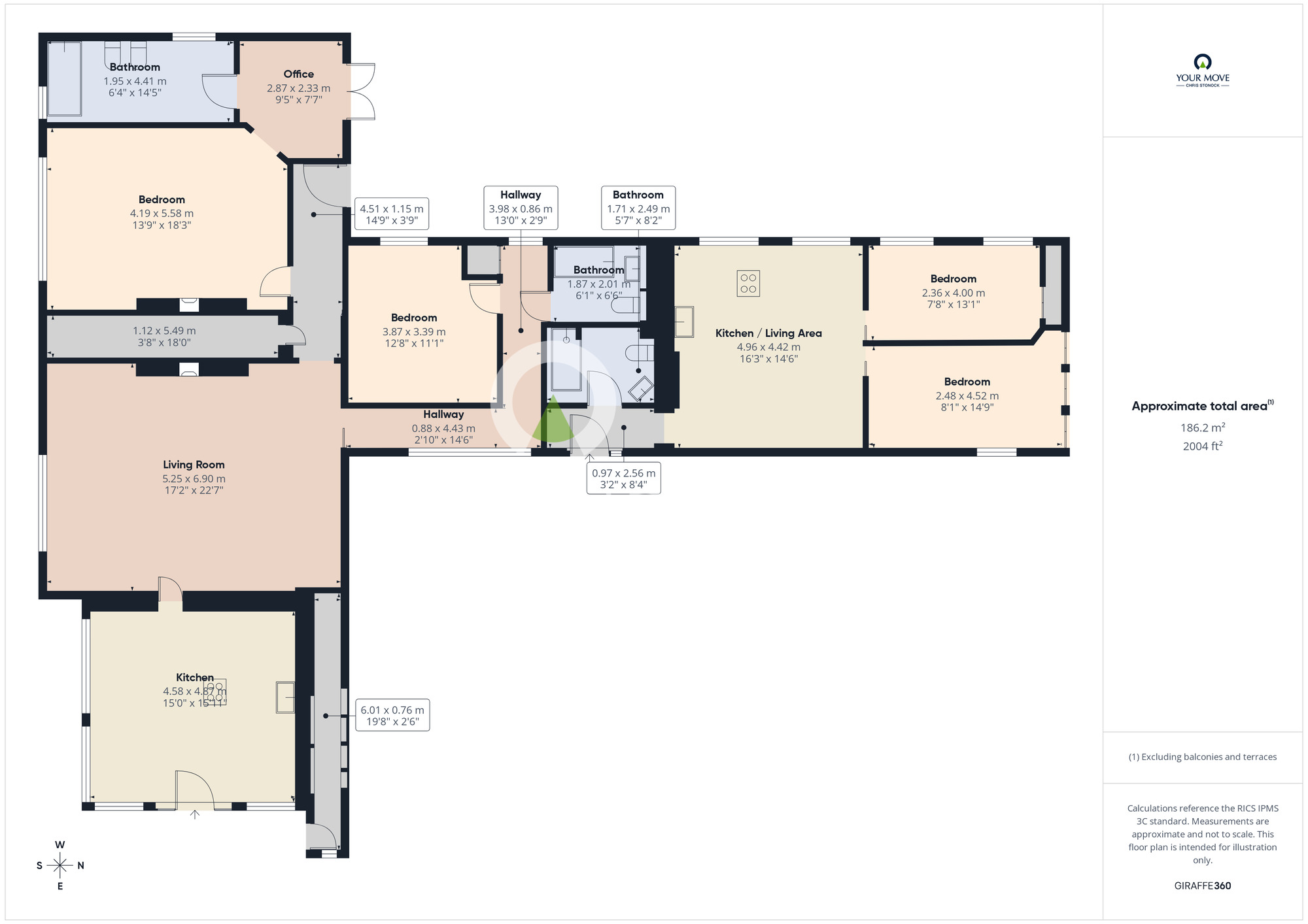 Floorplan of 4 bedroom Detached Bungalow for sale, Churchill Street, Wallsend, Tyne and Wear, NE28