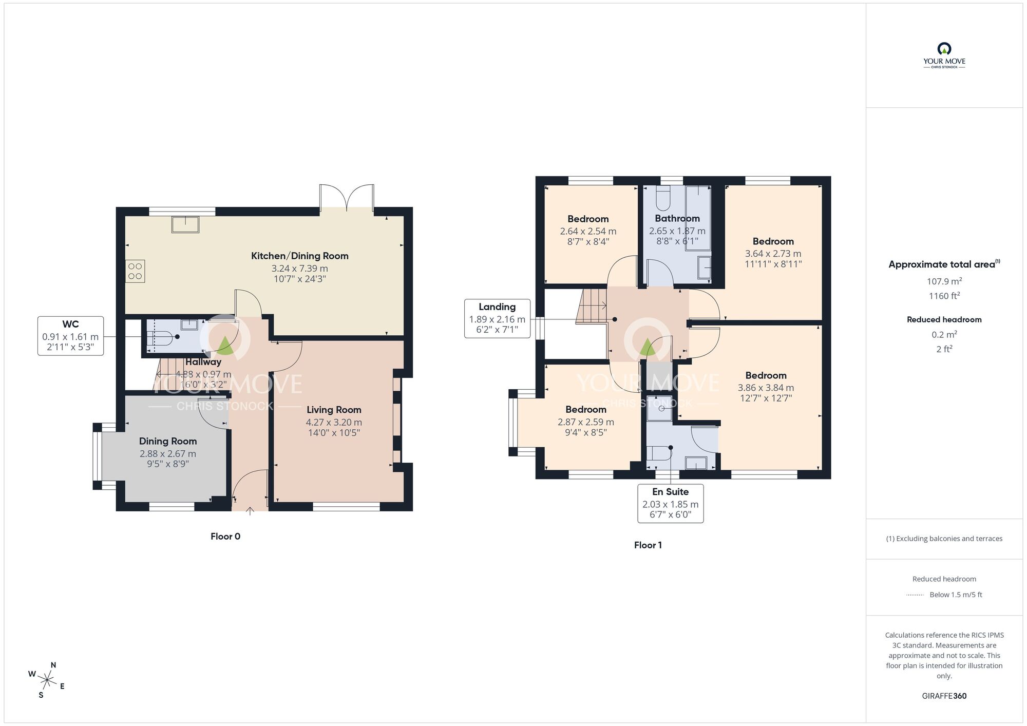 Floorplan of 4 bedroom Detached House for sale, Moor Edge Drive, NE28