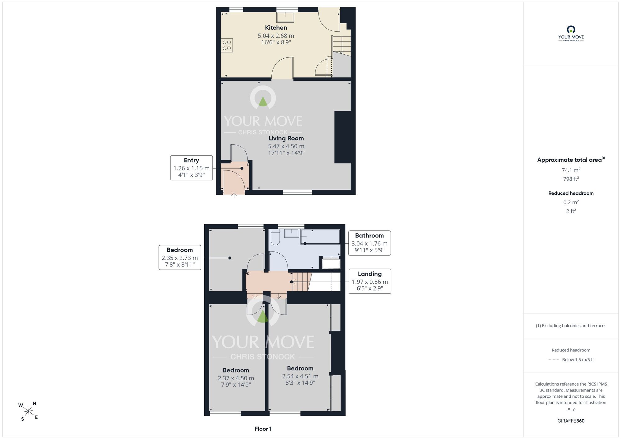 Floorplan of 3 bedroom Mid Terrace House for sale, Jubilee Street, Wallsend, Tyne and Wear, NE28