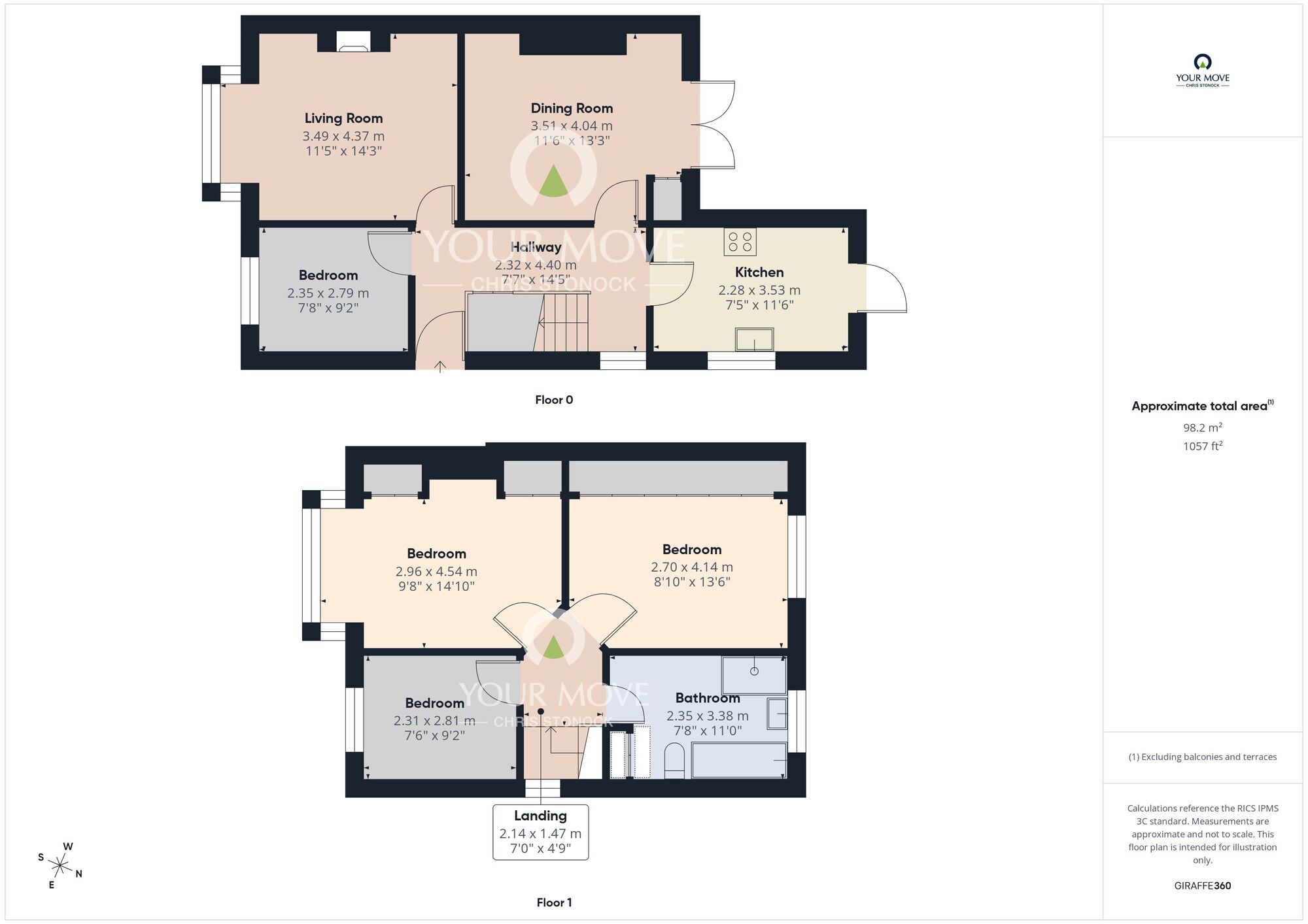 Floorplan of 4 bedroom End Terrace House for sale, Wilson Street, Wallsend, Tyne and Wear, NE28