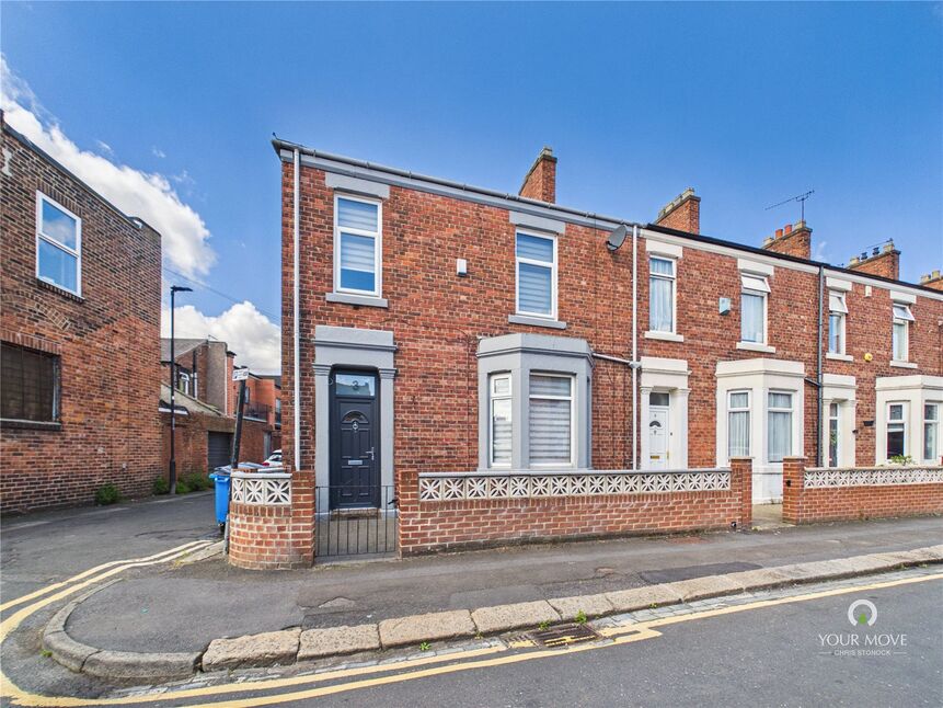 Main image of 3 bedroom End Terrace House for sale, Laburnum Avenue, Wallsend, Tyne and Wear, NE28
