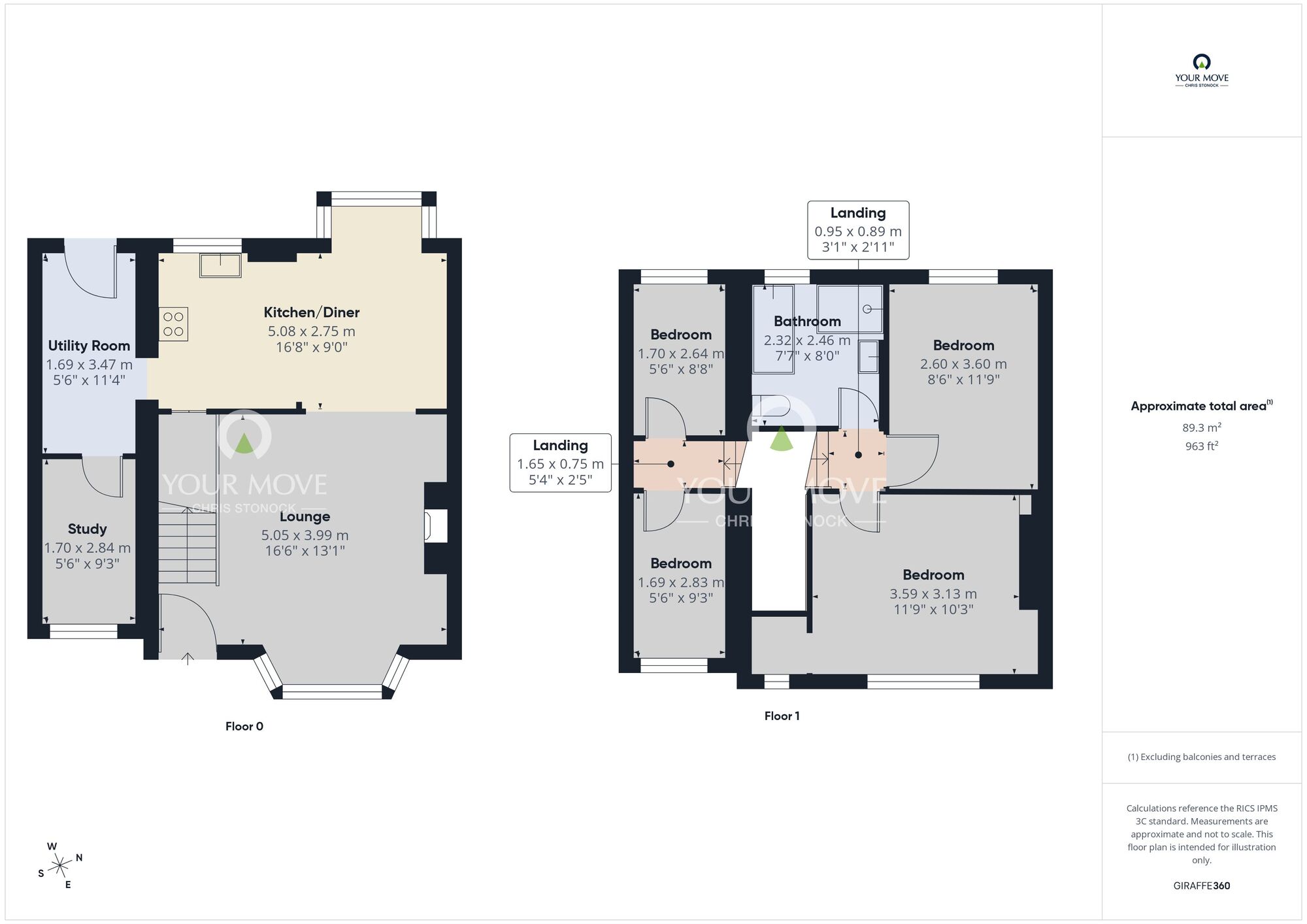 Floorplan of 4 bedroom Semi Detached House for sale, Selby Gardens, Newcastle upon Tyne, Tyne and Wear, NE6