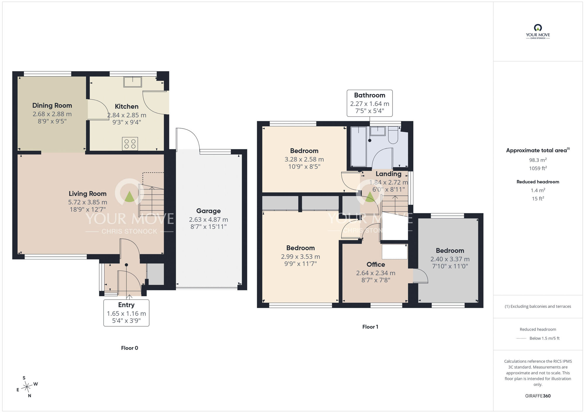 Floorplan of 3 bedroom Semi Detached House for sale, Cheadle Avenue, Wallsend, Tyne and Wear, NE28