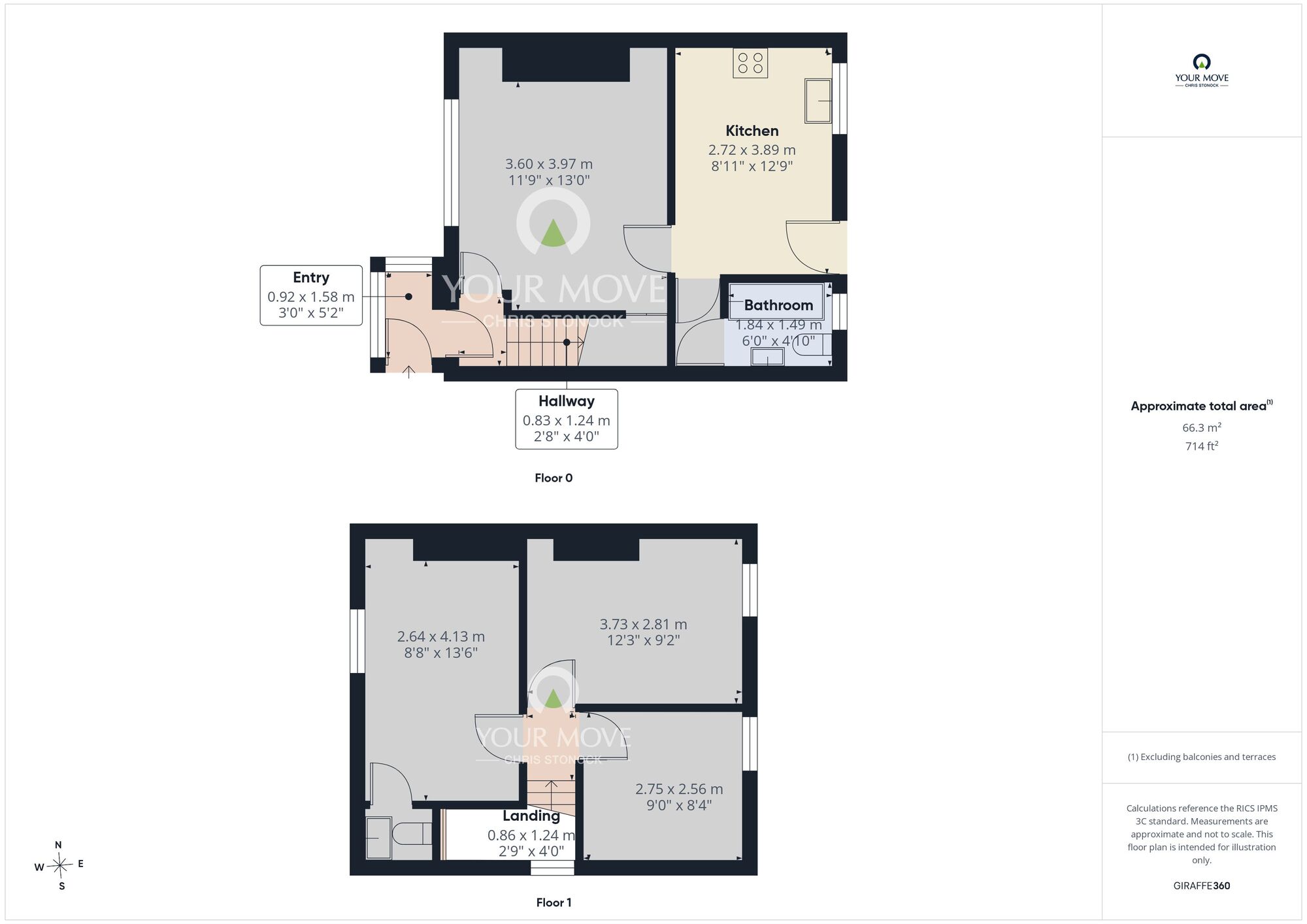 Floorplan of 3 bedroom Semi Detached House for sale, Killingworth Lane, Backworth, Tyne and Wear, NE27