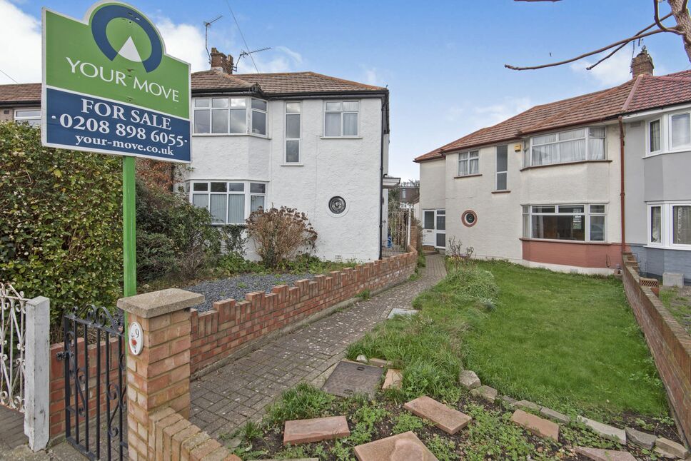 Main image of 3 bedroom End Terrace House for sale, Hall Farm Drive, Whitton, Twickenham, TW2