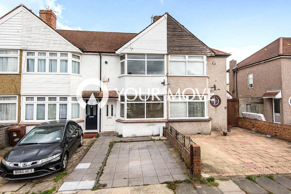 Main image of 2 bedroom Mid Terrace House for sale, Hanover Avenue, Feltham, TW13