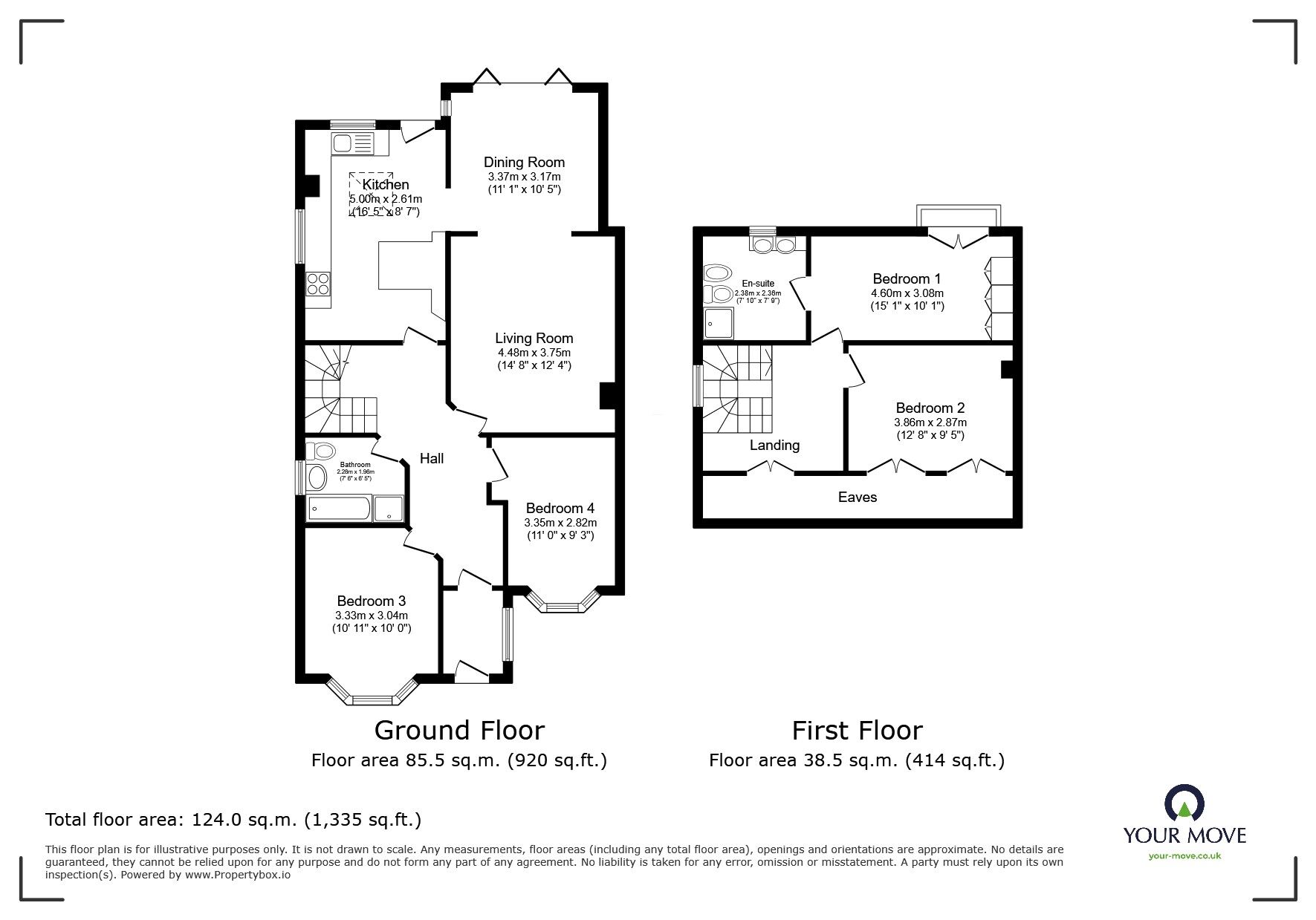 Floorplan of 4 bedroom Semi Detached Bungalow for sale, The Ridge, Whitton, Twickenham, TW2