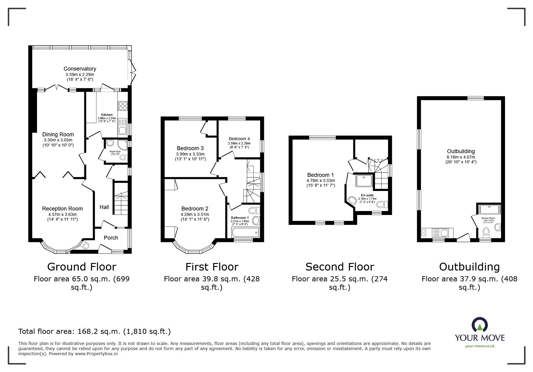 Floorplan of 4 bedroom Semi Detached House for sale, Wyndham Crescent, Whitton, Hounslow, TW4