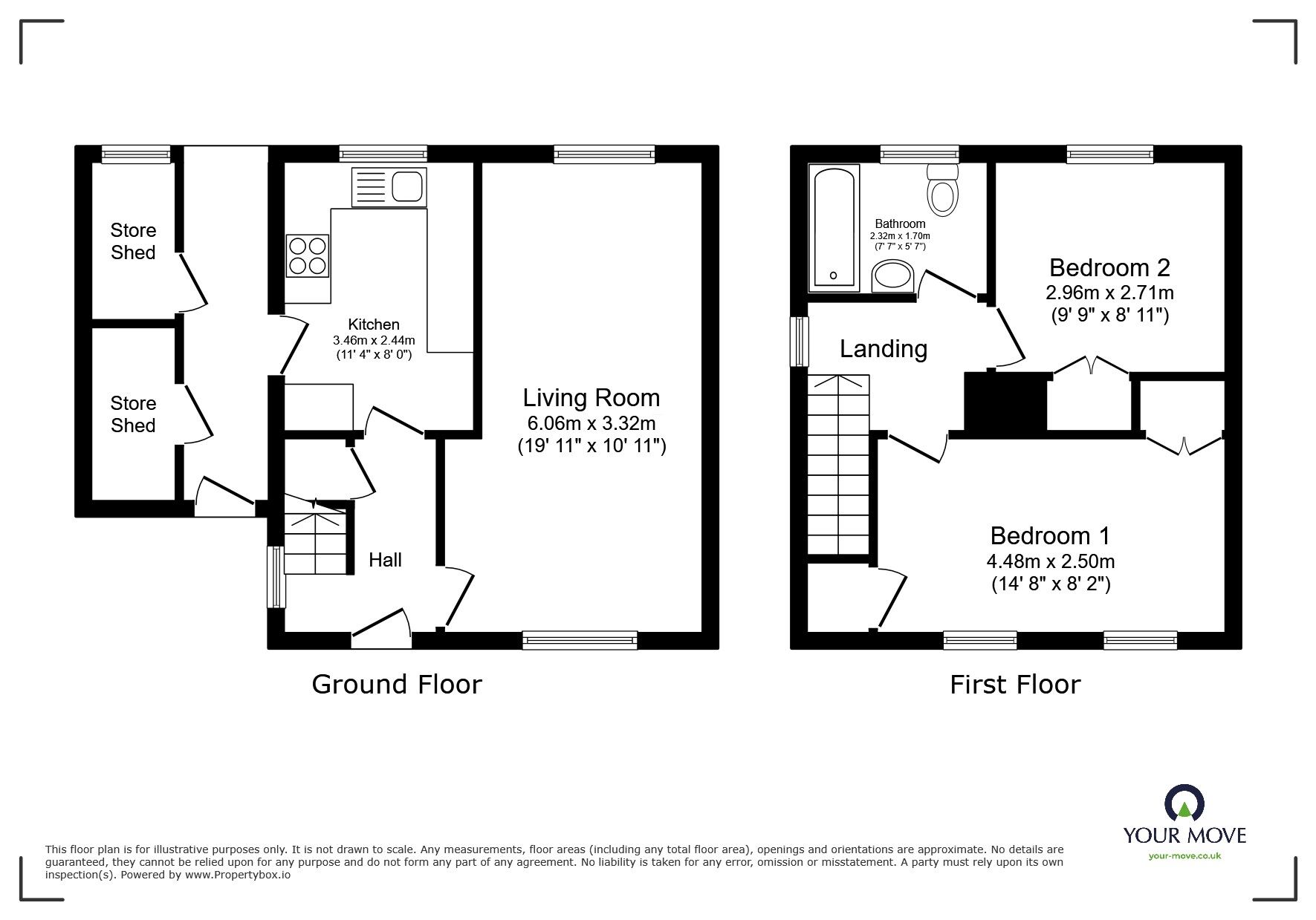 Floorplan of 2 bedroom Semi Detached House to rent, Cavalry Crescent, Hounslow, TW4