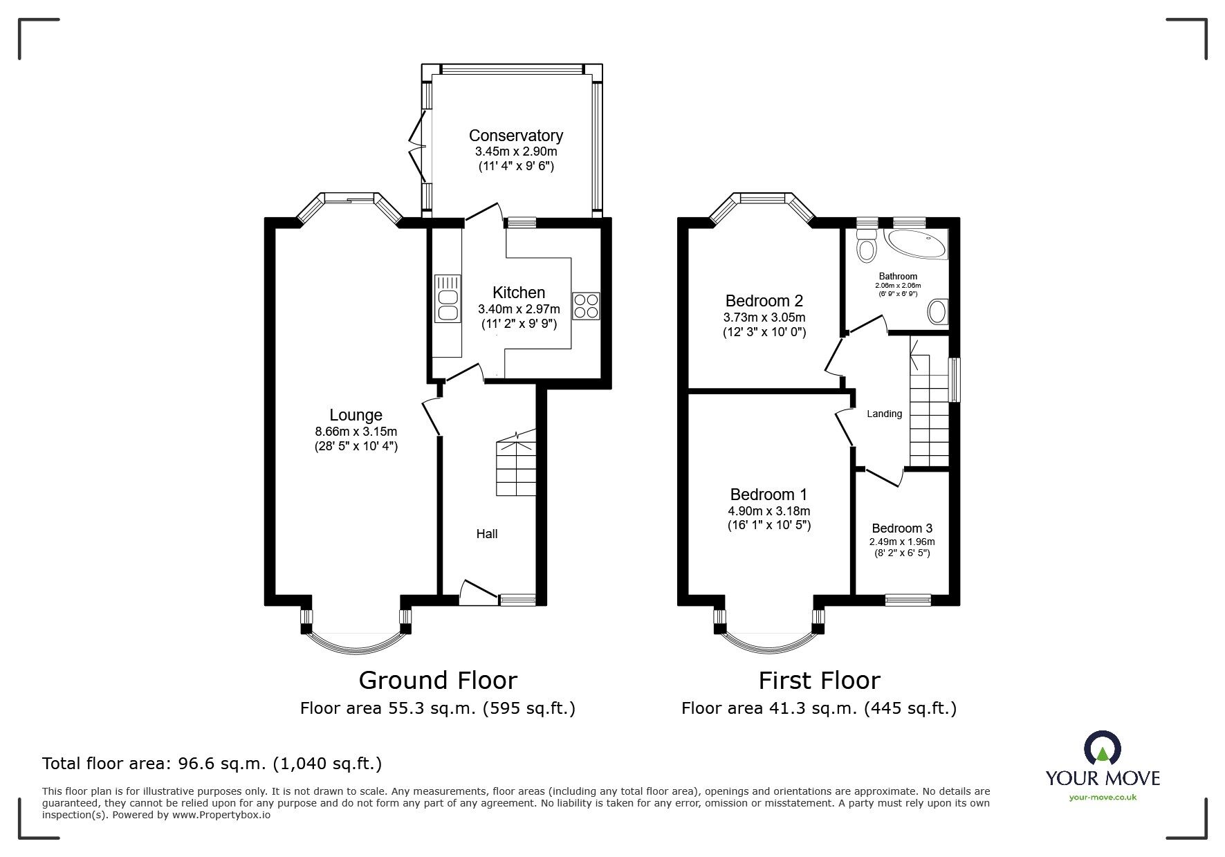 Floorplan of 3 bedroom Semi Detached House for sale, Willow Gardens, Hounslow, TW3