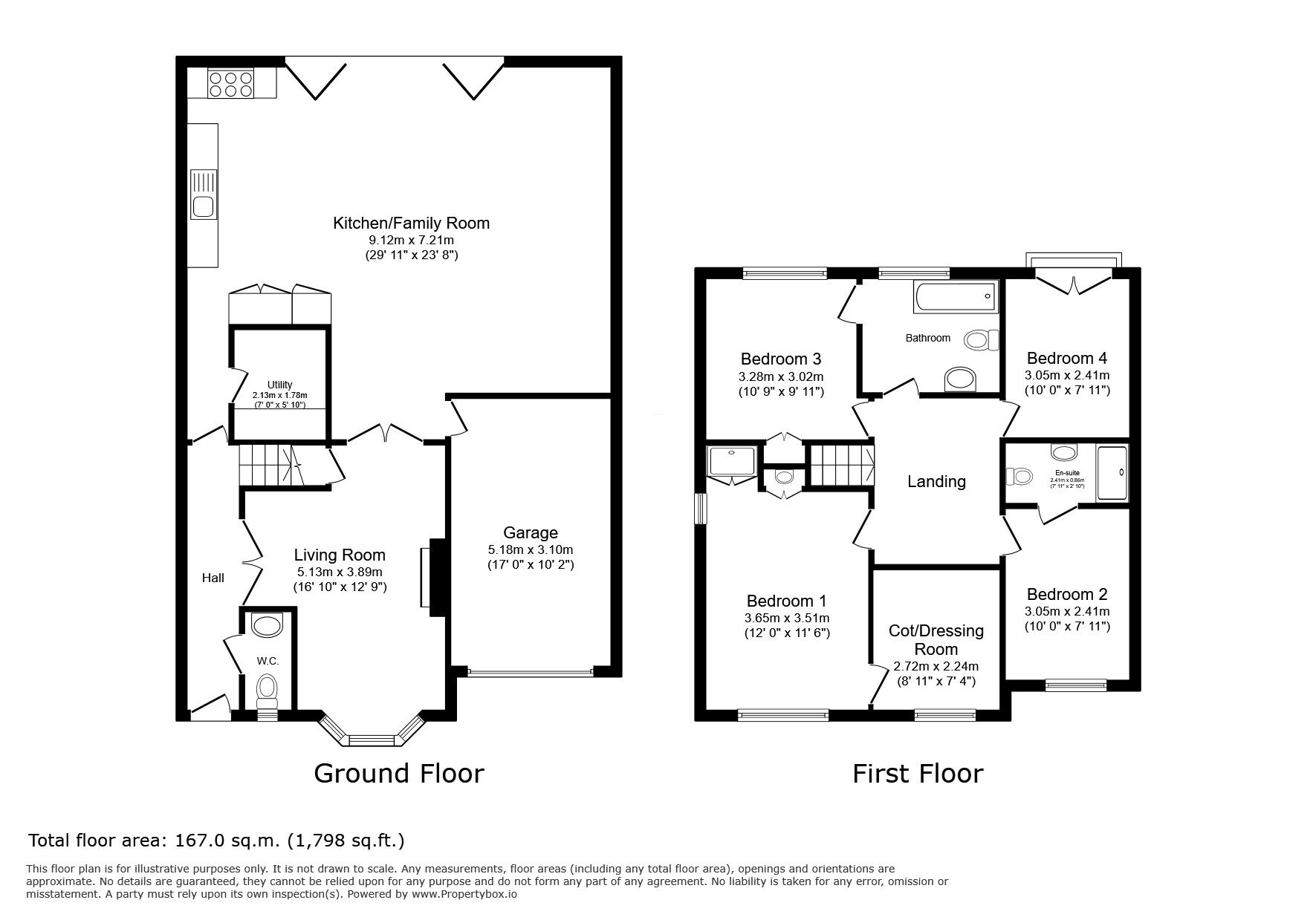 Floorplan of 4 bedroom Detached House for sale, Runnymede Close, Whitton, Twickenham, TW2