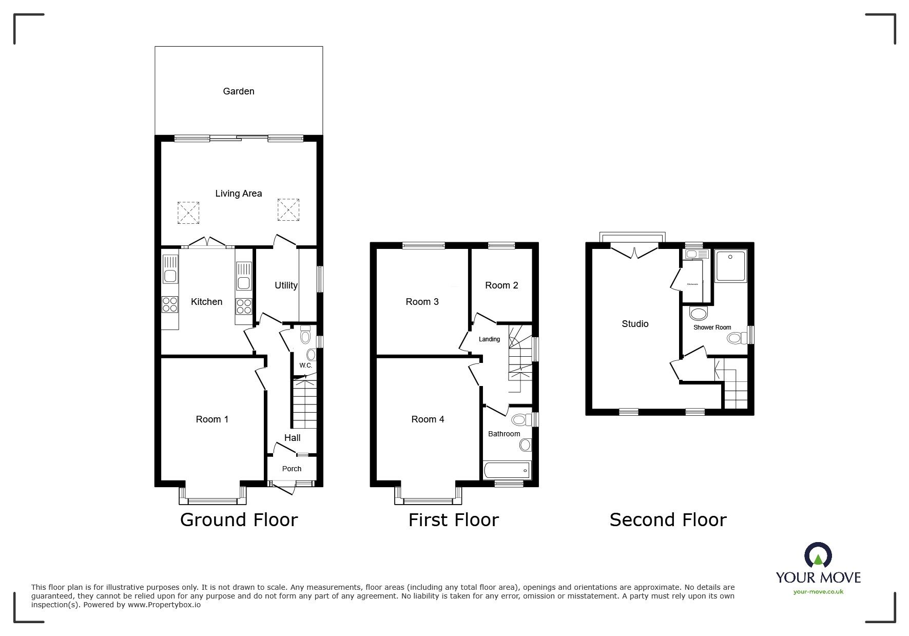 Floorplan of 1 bedroom Flat to rent, Taunton Avenue, Hounslow, TW3