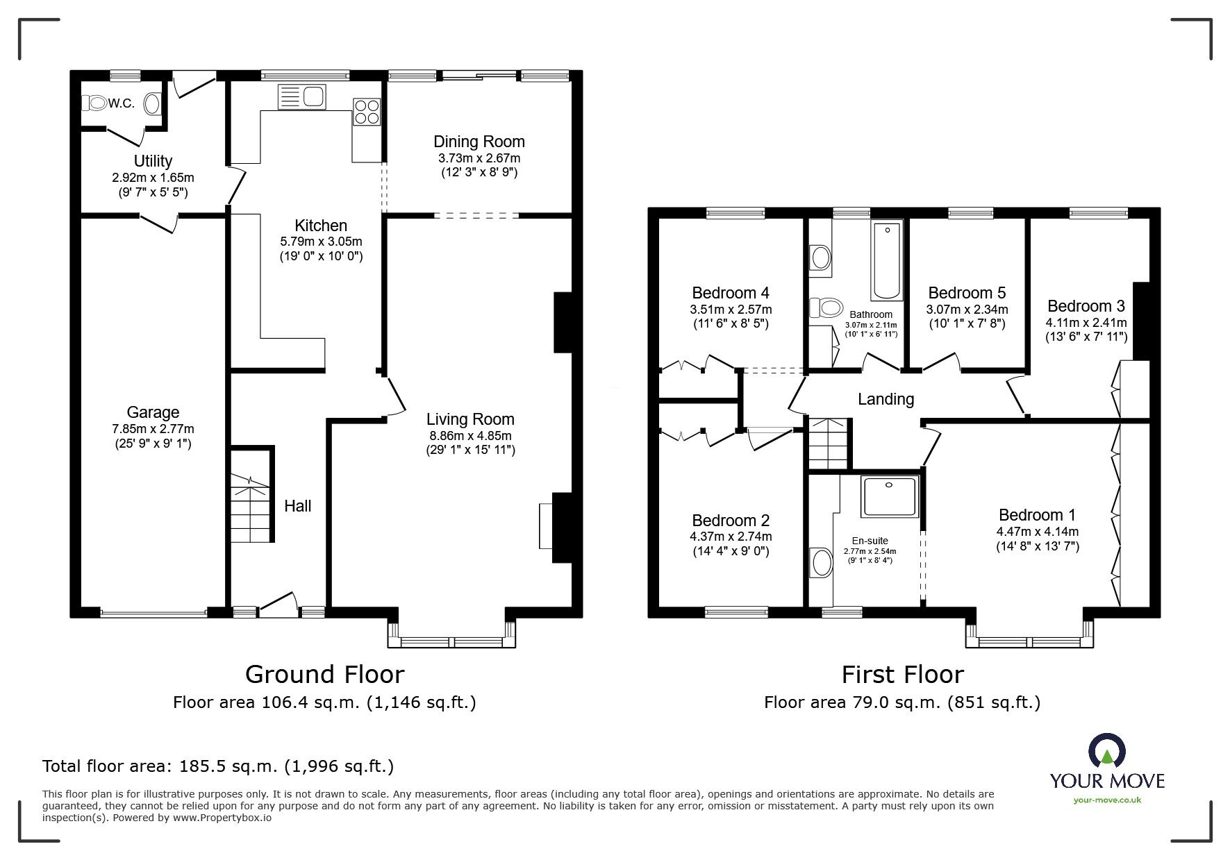 Floorplan of 5 bedroom Semi Detached House for sale, Nelson Road, Whitton, Twickenham, TW2