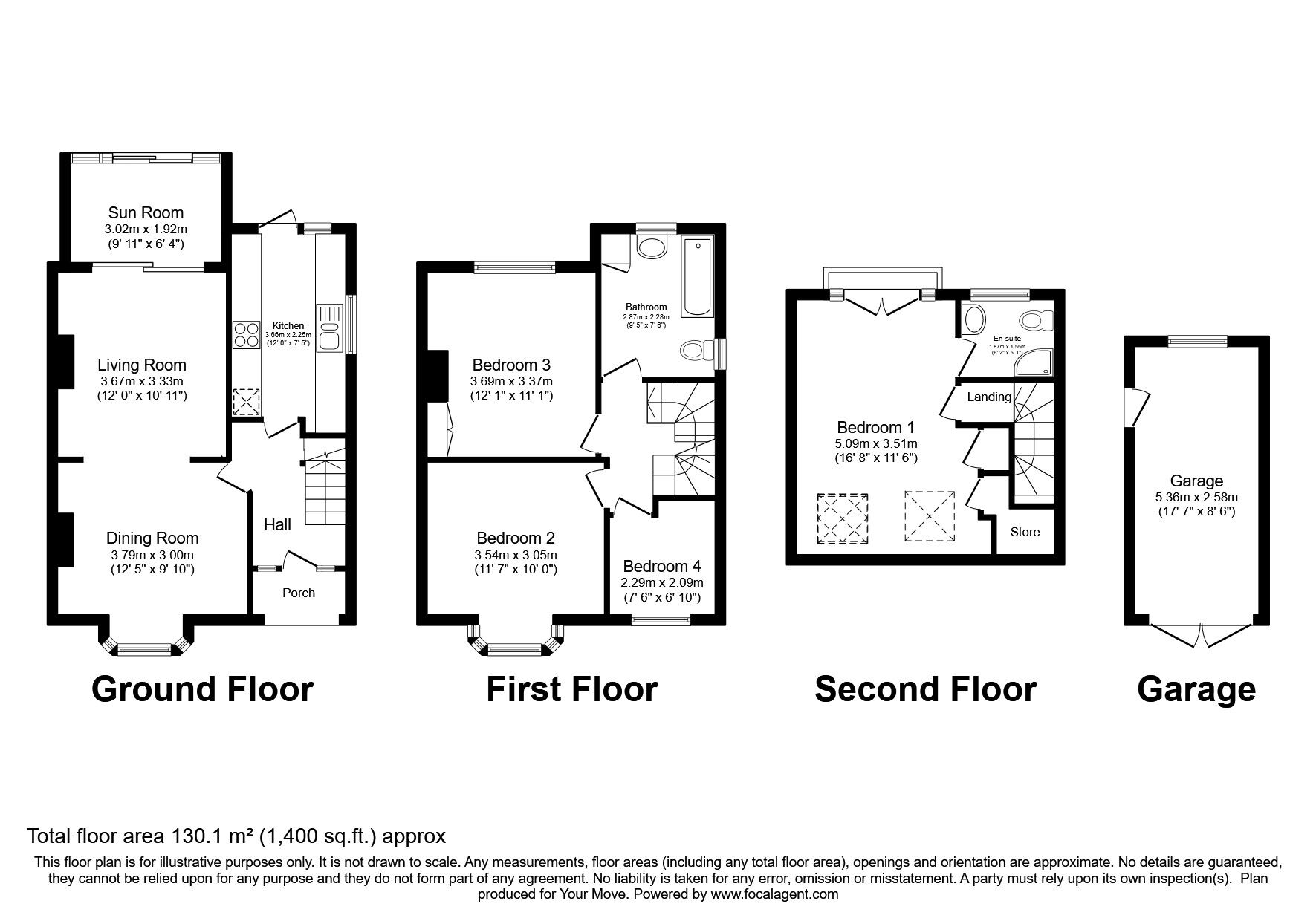 Floorplan of 4 bedroom Semi Detached House for sale, Millwood Road, Hounslow, TW3