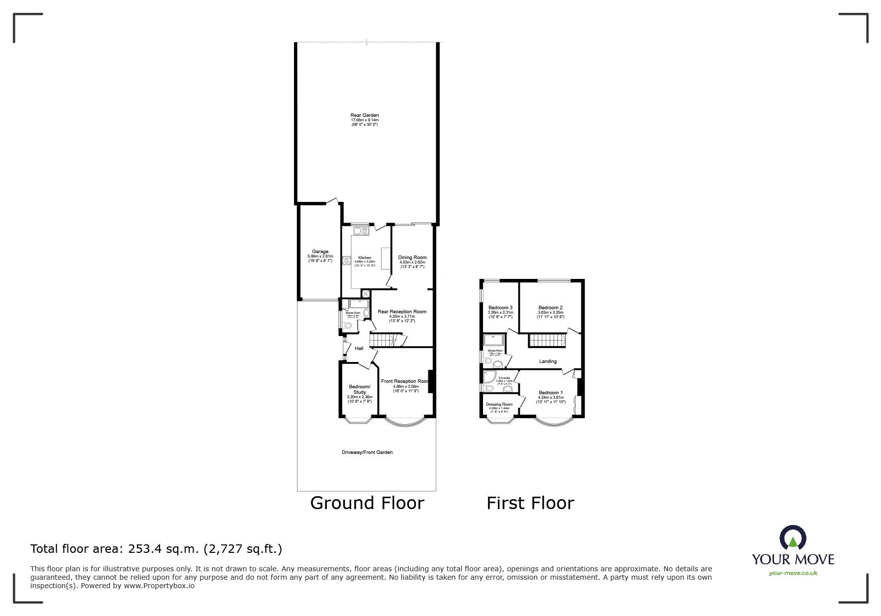 Floorplan of 4 bedroom Semi Detached House for sale, Lyndhurst Avenue, Whitton, Twickenham, TW2