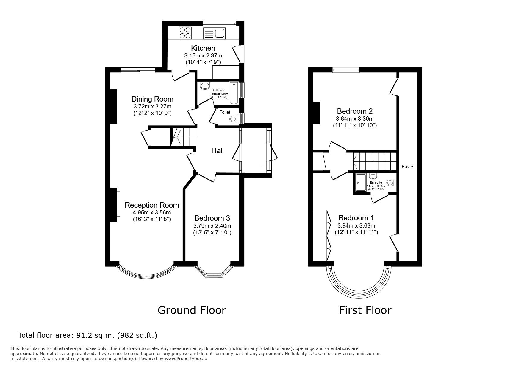 Floorplan of 3 bedroom Semi Detached House to rent, Powder Mill Lane, Whitton, Twickenham, TW2