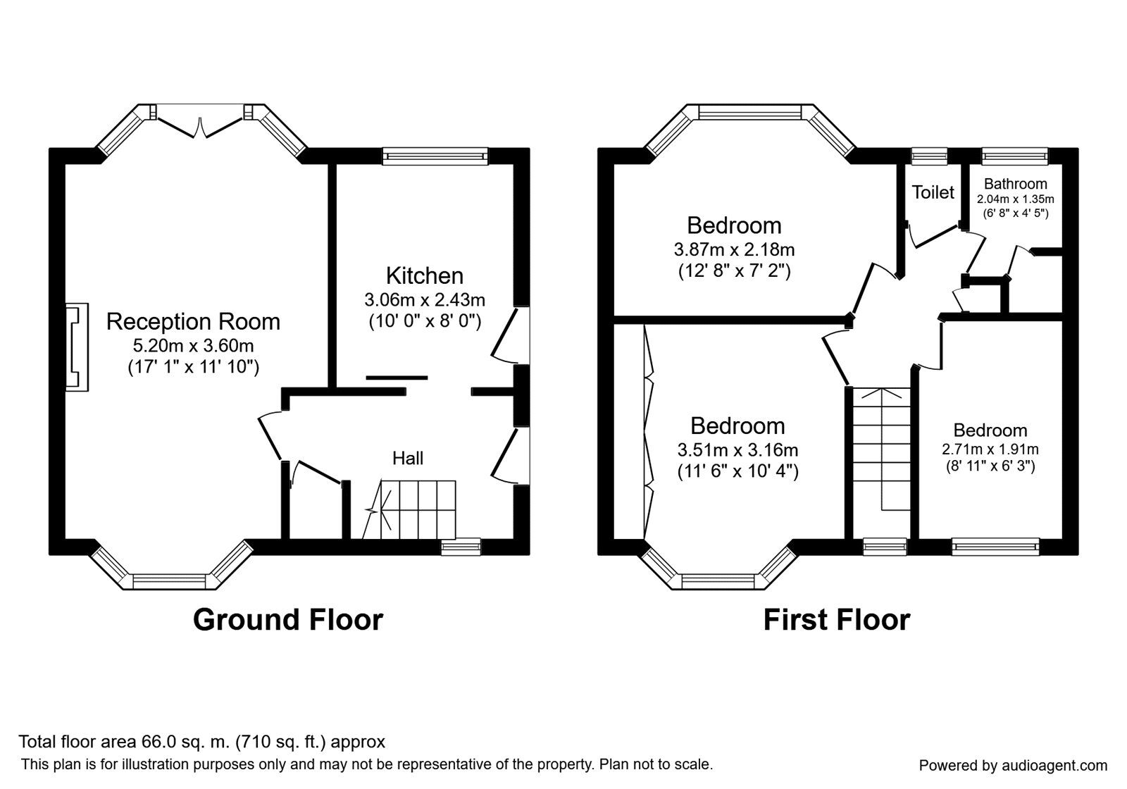 Floorplan of 3 bedroom End Terrace House for sale, Hall Farm Drive, Whitton, Twickenham, TW2