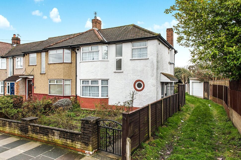 Main image of 3 bedroom End Terrace House for sale, Hall Farm Drive, Whitton, Twickenham, TW2