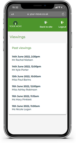 Seller File - Viewings