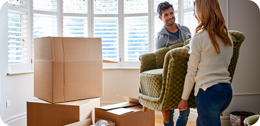 Family moving house