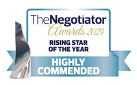 The Negotiator Awards 2024 - Rising Star of the Year - Highly Commended