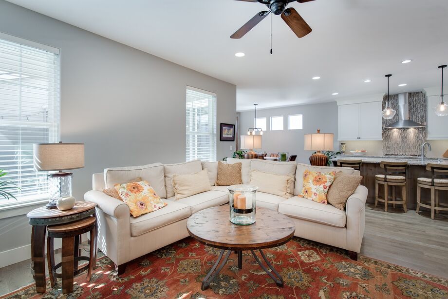 Interior photo of a living room