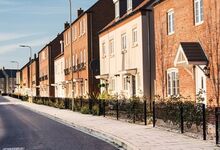 Row of modern houses