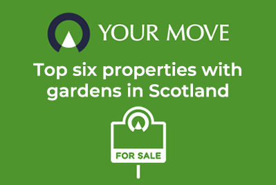 Properties in Scotland with gardens for sale