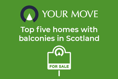 Properties for sale with balconies in Scotland