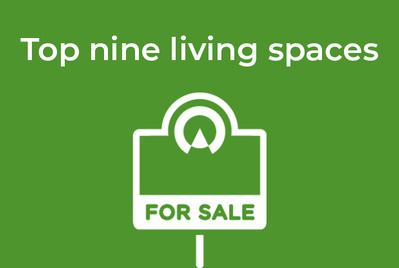 Top nine living spaces