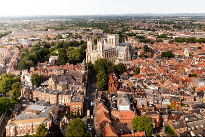 Aeriel view of York City