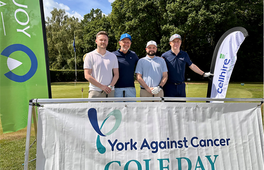 Participants in the charity golf day